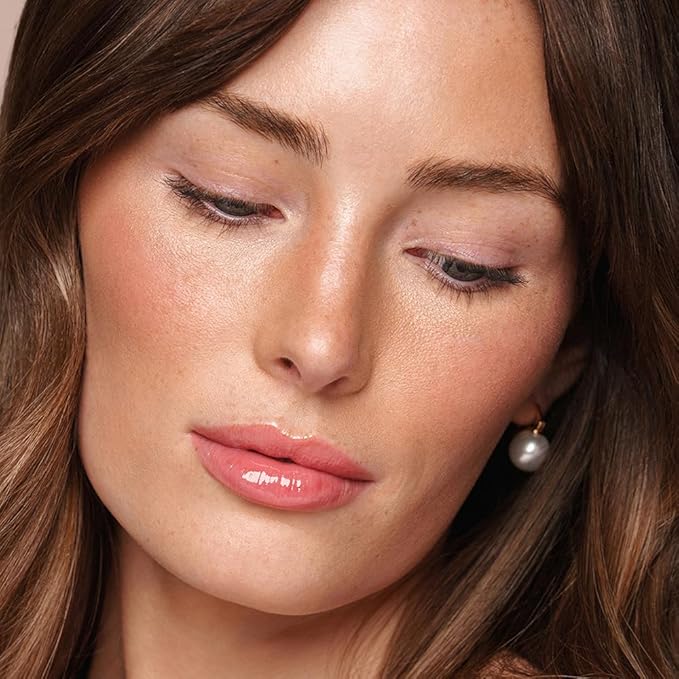 Jouer Essential Tinted Hydrating Lip Oil Gloss – Moisturizing Dry Lip Treatment Serum - Fragrance Free Tinted Lip Oil - Jojoba Seed Oil and Apricot Oil Formula-VivaGrace Women