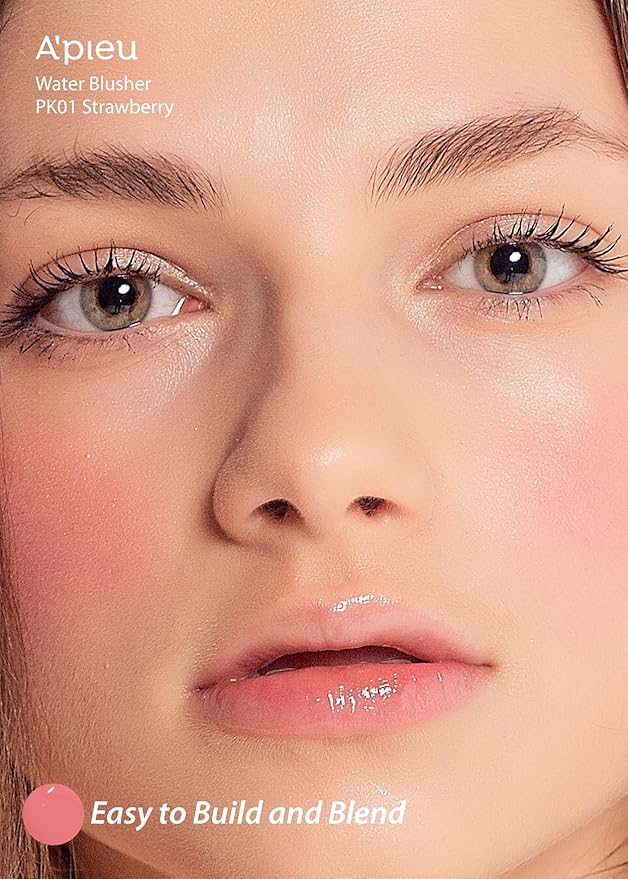 A'PIEU JUICY-PANG WATER BLUSHER (PK01 - I'm Strawberry) Korean Liquid Blush For Cheeks K Beauty Makeup-VivaGrace Women