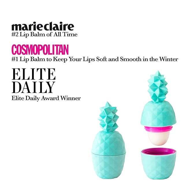 Pineapple Lip Balm - Key Lime or Strawberry-Mango (Teal) Key Lime-VivaGrace Women