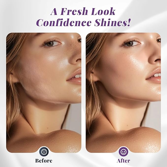 Dermaplaning Tool for Women - Facial Exfoliation & Peach Fuzz Hair Removal with Rechargeable Sonic Edge Technology, 10 Refill Blades-VivaGrace Women