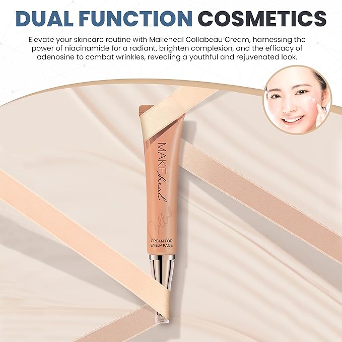 Collabeau Eye and Face Cream Special Set, Intensive Elasticity Care, Hydrolyzed Collagen, Elastin, Hyaluronic Acid, Soft and Supple Skin, Wrinkle Care, Mediheal Skincare (25ml x 4ea)-VivaGrace Women