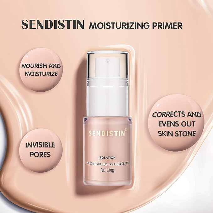 Hydrating Makeup Primer with Hyaluronic Acid, Face Foundation Primer, Base Primer for Shine, Oil Control, Add Moisture, Smooth Texture, Hides Wrinkles for Long-Lasting Makeup, 0.71 FL.OZ-VivaGrace Women