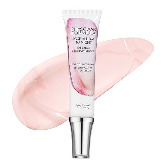 Physicians Formula Rosé All Day To Night Eye Cream, Dark Circles, Puffiness, Bags Under Eyes, Wrinkles | Dermatologist Tested, Clinicially Tested, Hypoallergenic-VivaGrace Women