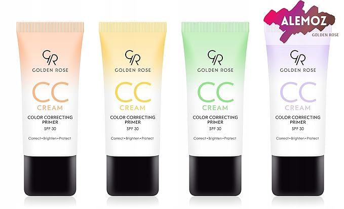 Golden Rose Makeup CC Cream Color Correcting Primer - (Green)-VivaGrace Women