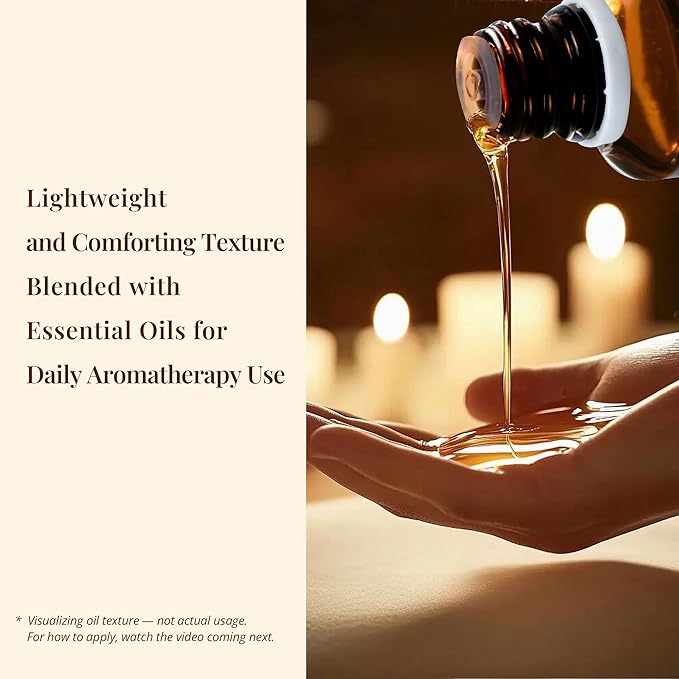 Sandalwood & Bergamot Botanical Massage Oil – Lightweight Body Oil with Jojoba & Almond – Wood & Citrus Aroma for Deep Massage, Fascia Release & Self-Care, 30ml (1.0 fl oz)-VivaGrace Women