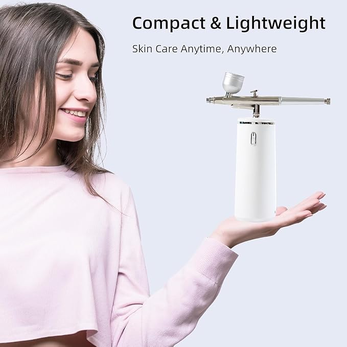 Facial Mist Spray Machine – 0.3mm Oxygen Micro Mist for Toner & Serum Infusion | High-Pressure Hydration & Skin Cooling Steamer for Home & Salon Use – Koli Z2-VivaGrace Women