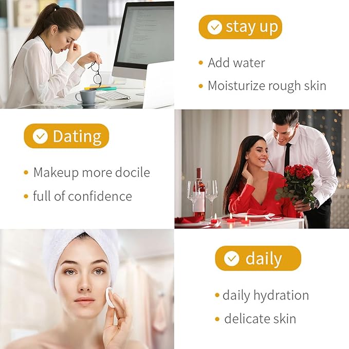 Rice Skin Care Sets, 5Pcs Face Care Set for Women, Moisturize Skin, Smooth Wrinkles & Fine Lines, Improve Skin, Hydrating Skin Care Routine Set with Rice Extract Face Serum, Mask, Cleanser, Eye Cream-VivaGrace Women