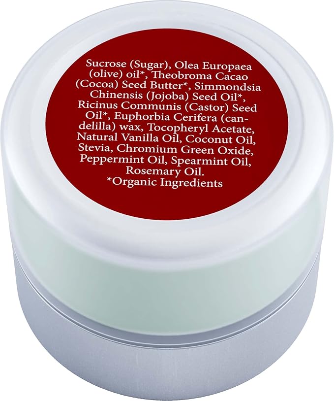 Lip Exfoliator Scrub and Lip Treatment - Gentle Lip Repair for Dry Cracked Lips and Lip Scrubs Exfoliator and Moisturizer - All Naturals Lip Brightening for Dark Lips (Peppermint)-VivaGrace Women