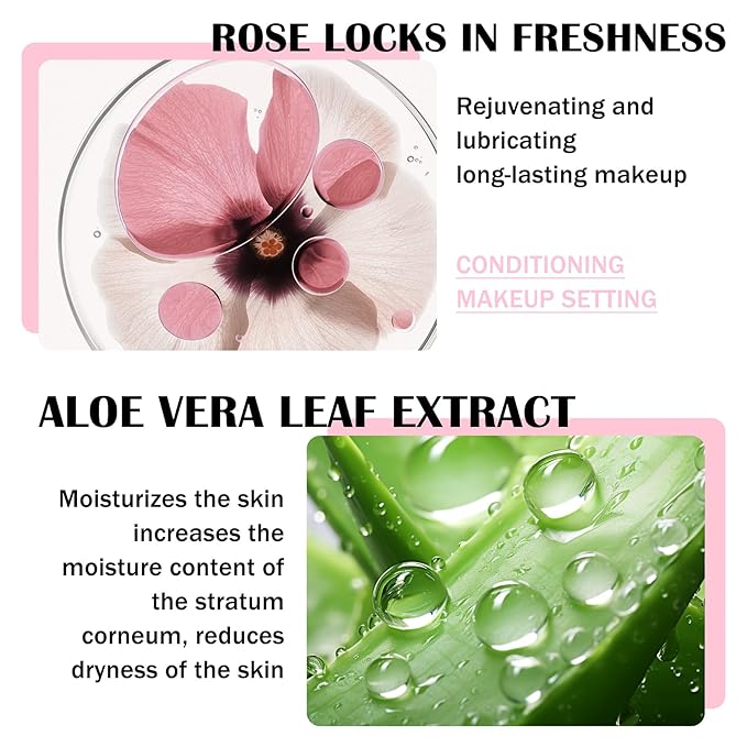 2PCS Makeup Setting Spray for Face,Waterproof Setting Spray for Makeup,Long Lasting Oil Control Finishing Holding Face Mist,Refreshing Hydrating Glossy and Matte Fixing Facial Mist Make Up Set A2-VivaGrace Women