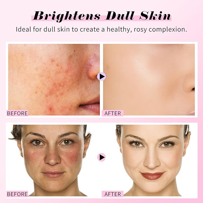 Color Correcting Cream Tinted Moisturizer, Makeup Primer for A Glow Skin Tint, Formulated with Ginseng and Centella Asiatica, Hydrating Essence-VivaGrace Women