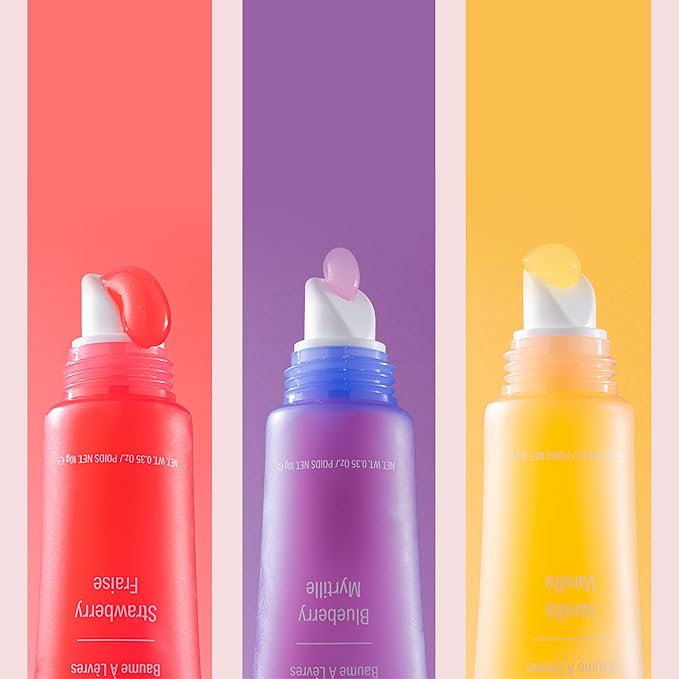 W7 Gloss Away Lip Balm - 2 Piece Set - Nourishing Lip Balm Formula With Shea Butter - Blueberry-VivaGrace Women