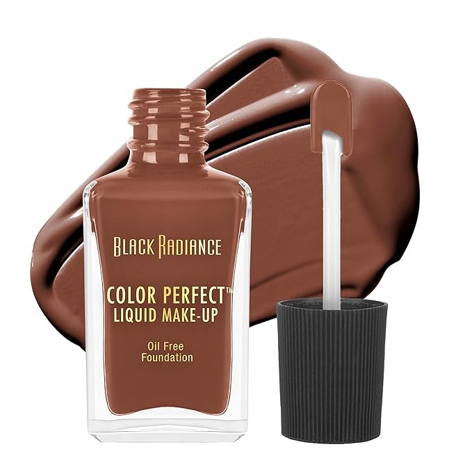 Black Radiance Color Perfect Liquid Full Coverage Foundation Makeup, Espresso, 1 Fluid Ounce-VivaGrace Women