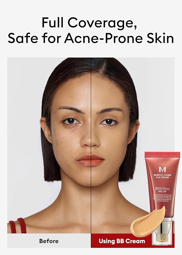 MISSHA M Perfect BB Cream No.29 Caramel beige for medium with warm skin tone SPF 42 PA +++ 1.69 Fl Oz - Tinted Moisturizer for face with SPF-VivaGrace Women
