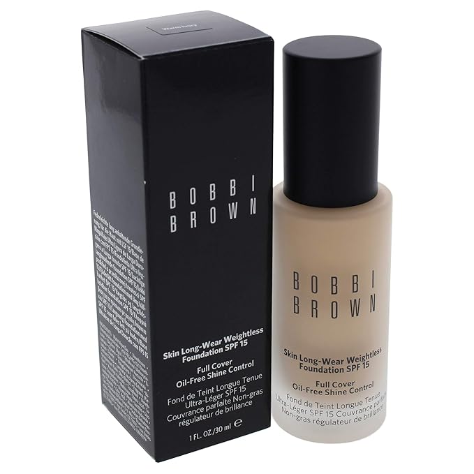 Bobbi Brown Skin Long-Wear Weightless Foundation SPF 15-1 Warm Ivory Women 1 oz-VivaGrace Women