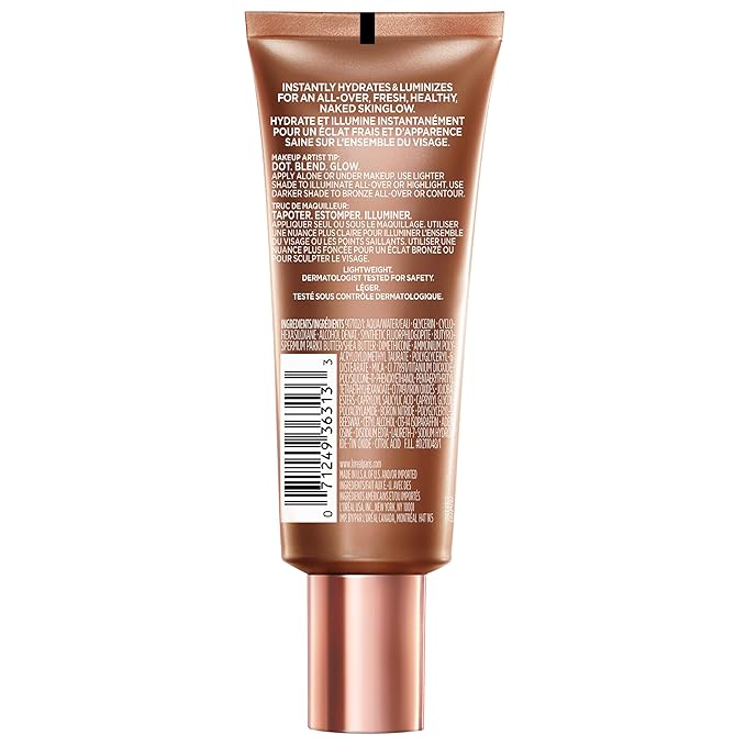 L'Oreal Paris Makeup True Match Lumi Glotion, Natural Glow Enhancer, Illuminator Highlighter, Bronzing Drops For a Sun-Kissed Glow, 904 Deep-VivaGrace Women
