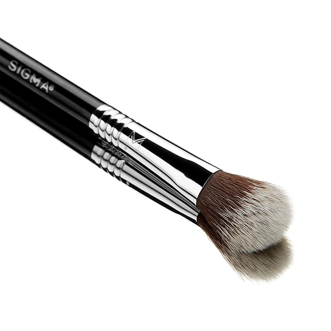 Sigma Beauty Professional F03 High Cheekbone Highlighter™ and Contouring Synthetic Face Makeup Brush with Sigmax® fibers for Buffing and Highlighting Nose, Chin and Cheekbones-VivaGrace Women
