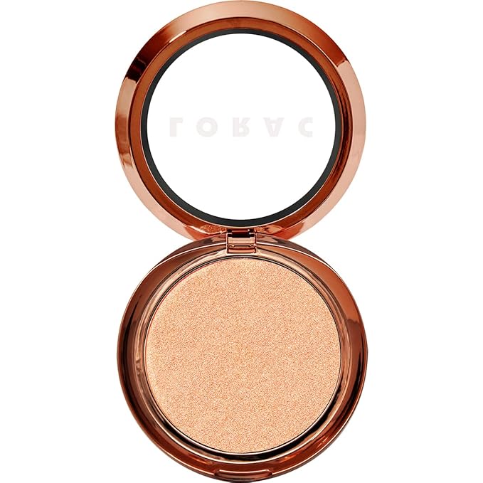 LORAC Light Source Mega Beam Highlighter | Highlighter Makeup Powder | Shimmer Highlighter | Gilded Lily Gold-VivaGrace Women