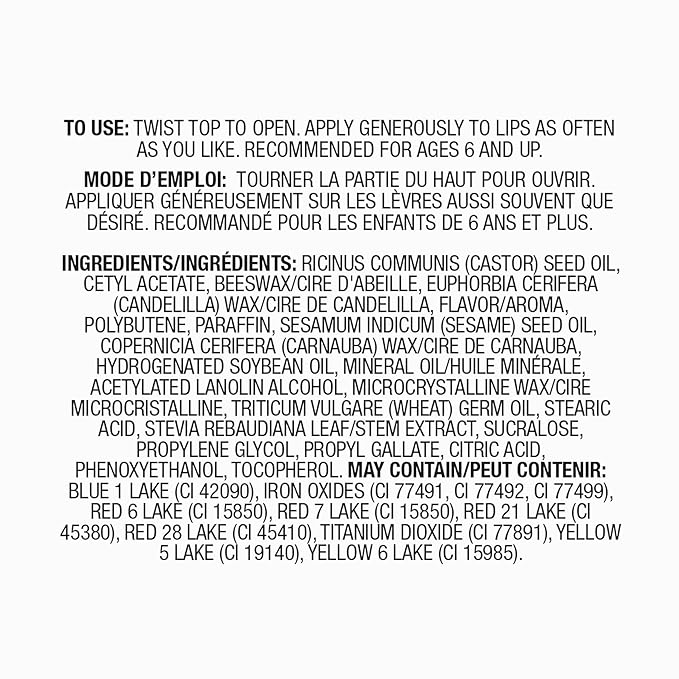 Lip Smacker Disney Minnie Mouse Cube Flavored Lip Balm, Minnie Joyful Cotton Candy, Clear, For Kids-VivaGrace Women