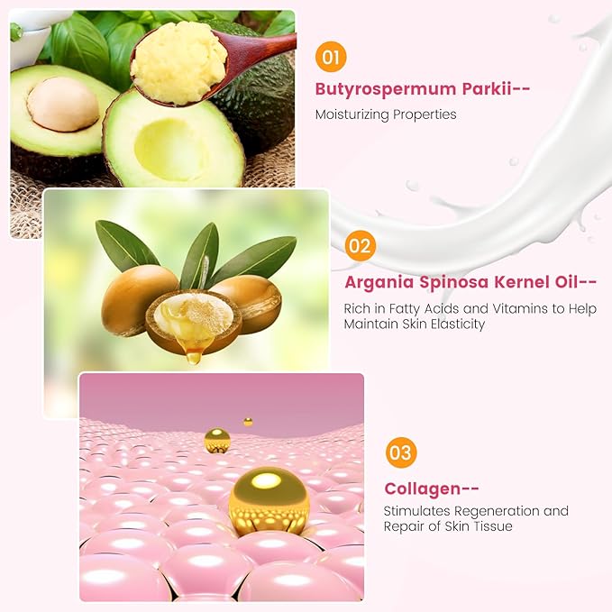 Stretch Mark Cream for Pregnancy - Brightening and Moisturizing with Collagen and Avocado Extract - Promotes Skin Elasticity and Fades Postpartum Stretch Marks - for Use on The Tummy, HIPS - 3.38 oz-VivaGrace Women