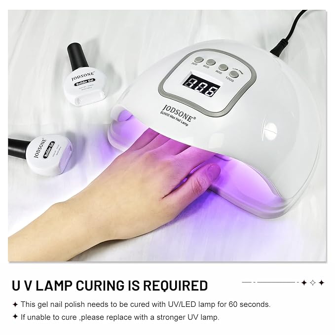 JODSONE 2Pcs 10ml Builder Gel Set, Clear Gel Nail Strengthener for Thickening, Nail Extension, Apex Building, Repairing Broken Nails, Long Lasting DIY Nail Art Gift for Women-VivaGrace Women