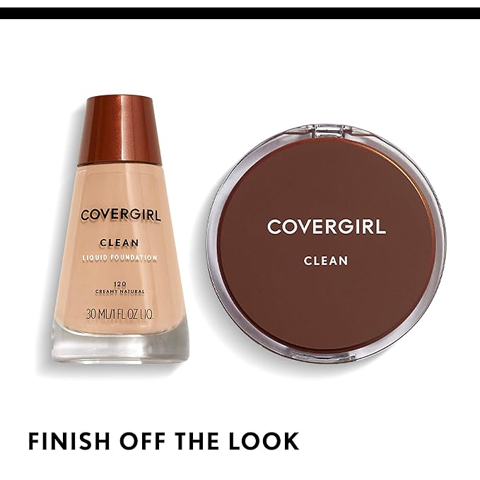 COVERGIRL Clean Makeup Foundation Creamy Natural 120, 1 oz (packaging may vary)-VivaGrace Women