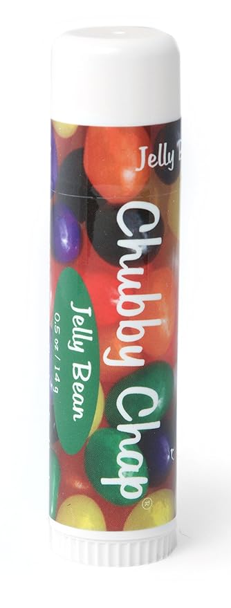 Chubby Chapstick - One (1x) Large Jumbo Chapstick Natural Chapstick - .5 Ounce Lip Balm (Jelly Bean)-VivaGrace Women