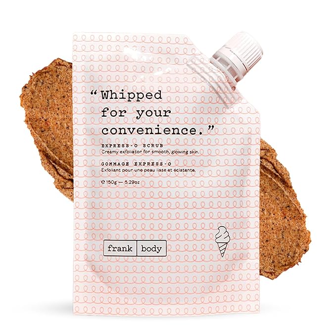 frank body Express-O Coffee Scrub | Natural, Vegan, Cruelty Free Exfoliating Body Scrub Smooths, Exfoliates, and Fades Scars & Marks with Shea Butter, Grapeseed Oil, and White Clay | 5.07 oz / 15 g-VivaGrace Women