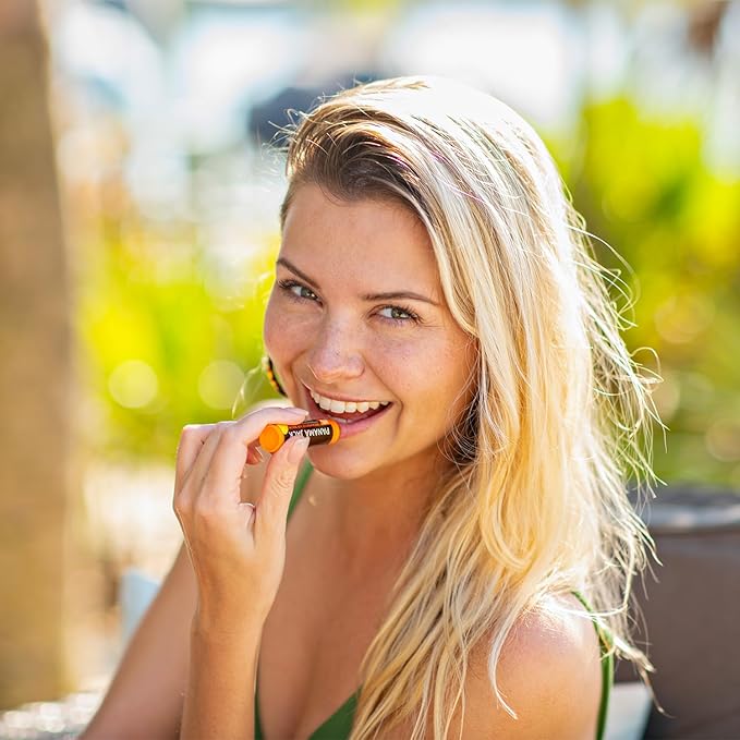 Panama Jack Sunscreen Lip Balm - SPF 45, Flavor Pack, Broad Spectrum UVA-UVB Sunscreen Protection, Prevents & Soothes Dry, Chapped Lips (Dreamsicle/Vanilla/Tropical/Mango)-VivaGrace Women