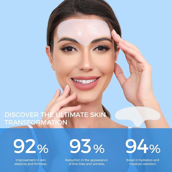 Okela Forehead Wrinkle Patches Overnight 20 pcs with Collagen, Anti Wrinkle Patches, Forehead Wrinkles Beauty Treatment-VivaGrace Women