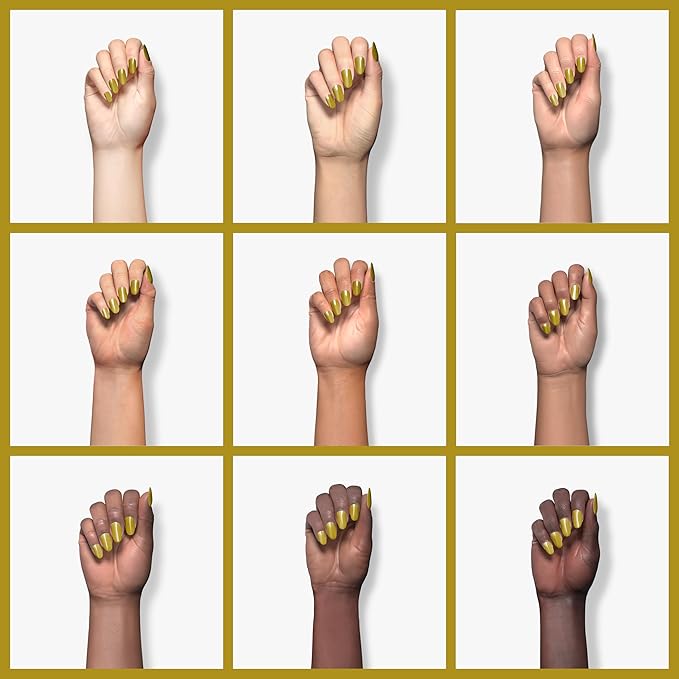Imtiti Gel Nail Polish, Mustard Yellow Gel Polish, Autumn Gel Polish, 0.5 fl oz