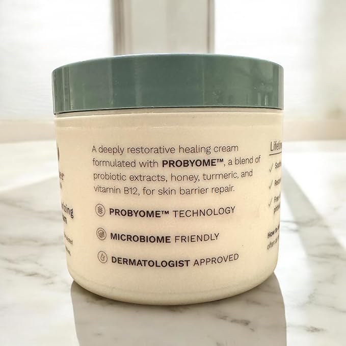 Yobee Body & Face Moisturizing Cream for Dry, Sensitive Skin | Probiotic extracts, Honey, Turmeric, Vitamin B12, Ceramides, Shea Butter | Fragrance Free | For Kids & Adults (6)-VivaGrace Women