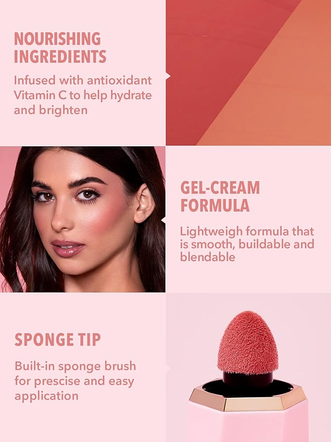 SHEGLAM Color Bloom Liquid Blush Makeup for Cheeks Matte Finish - Rose Ritual-VivaGrace Women