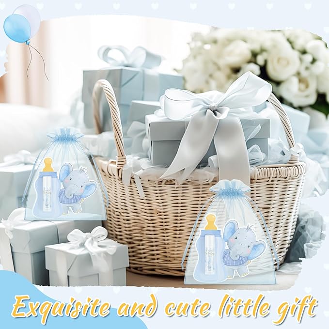 24 Set Baby Shower Lip Balm Bulk Baby Shower Party Favors Baby Shower Gifts for Guests Elephant Themed Decorations Natural Flavored Lip Moisturizer Lip Care Products for Girls Women Kids-VivaGrace Women