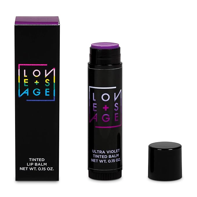 Love + Sage Ultra Violet Lip Balm (Purple tint)-VivaGrace Women