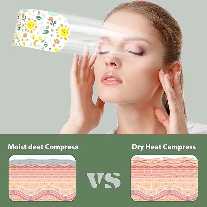 Steam Eye Mask,21PACKS Self Heated Eye Mask,Disposable Soothing Eyes Moisturizing Heat Eye Mask Warm and Comfy for Migraines Tired Eyes Dry Eyes-VivaGrace Women