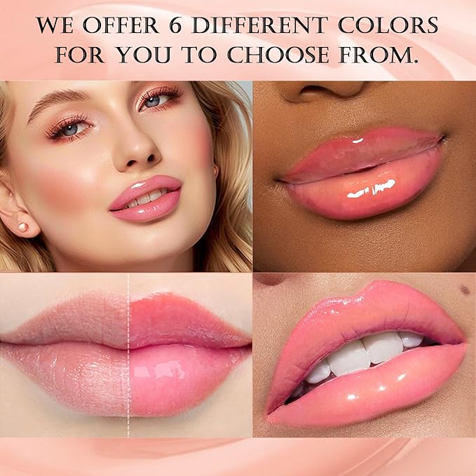 DAGEDA Tinted Lip Balm, Moisturizing Magic Color Changing Lipstick, Soothing Hydrating Lip Balm Tinted, Glossy Lip Plump Gloss Butter Balm, Lightweight, Non-Greasy, 01-VivaGrace Women