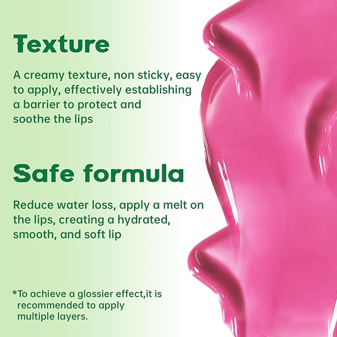 2 in 1 Solid Click Lip Gloss Pen With Brown Lip Liner Set Moisturizing Long Lasting Light Pink High Glossy Jelly Tinted Lip Balm Juicy Buildable Lip Plumper Makeup for Women-VivaGrace Women