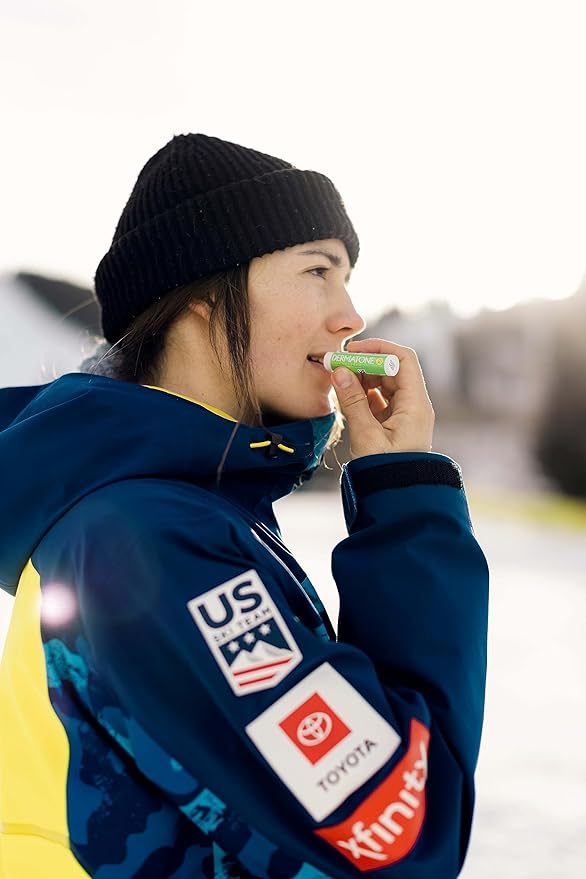 Dermatone Green Tea Lip Balm SPF 30 | Moisturizing | Medicated | Aloe & Vitamin E | Soothes Chapped & Cracked Lips | 3-pack (Green Tea, 0.15oz)-VivaGrace Women