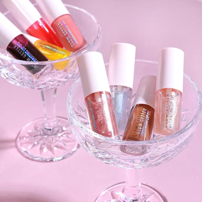 Glow Getter Hydrating Lip Oil (008, Juicy Red)-VivaGrace Women