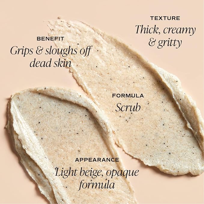 Saltair KP Body Scrub. 5% Glycolic Acid Treatment with Volcanic Sand and Plant Moisturizers. Fragrance-Free Physical Chemical Exfoliator. Exfoliating Body Scrubber for Rough Bumpy Skin, 10oz.-VivaGrace Women