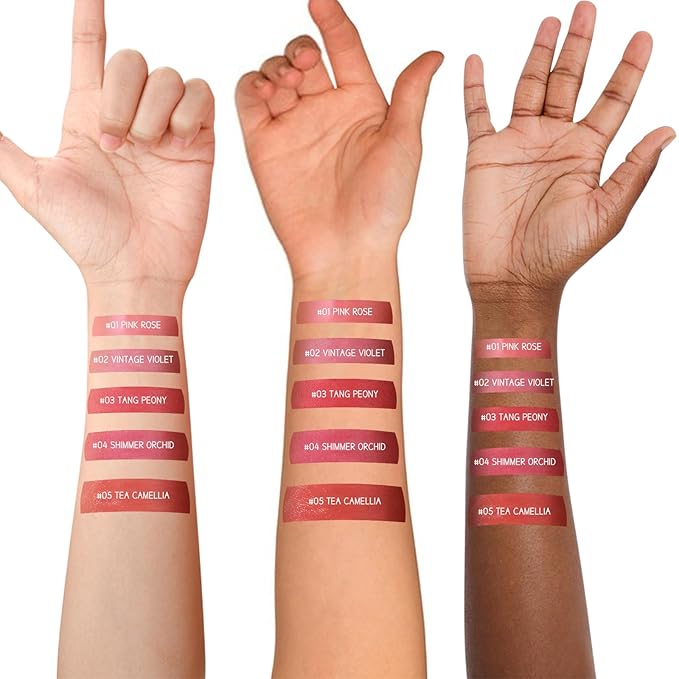 Tinted Lip Balm Plumper, Glossy, Pump Lips, Lightweight, Moisturize & Tint with Jojoba Seed Oil, Vegan Lipbalm Lip Care, Pink Rose-VivaGrace Women