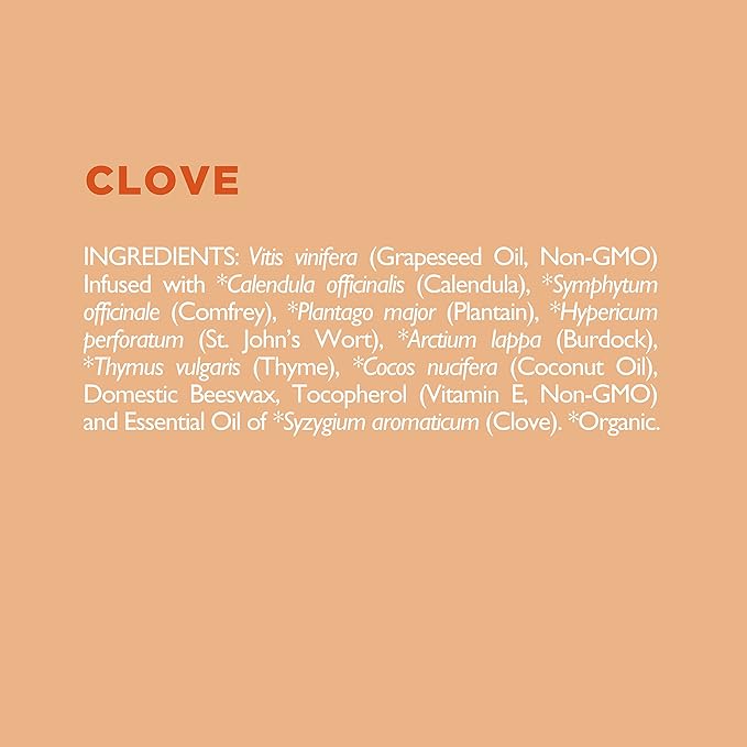 Natural Clove Lip Balm, Herbal Infused Plant Based Lip Balm With Clove Essential Oil, Calendula & More Organic Herbs, 2 pack, Ora's Amazing Herbal-VivaGrace Women