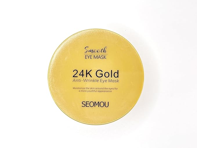 24K Gold Eye Mask Anti-Wrinkle 60 pieces + Portable Mint MouthWash Included Antibacterical Long Lasting Plant Extract 20 pieces-VivaGrace Women