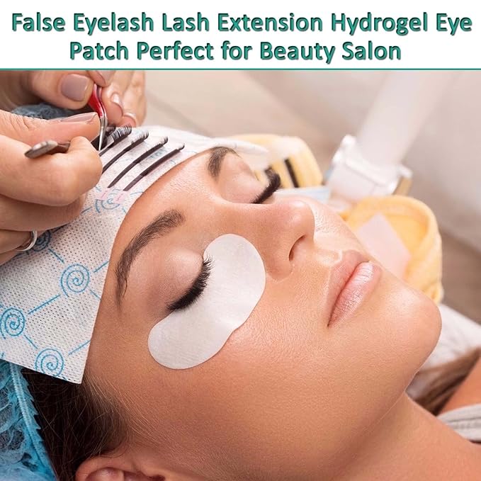 50 Pairs Under Eye Pads, Eyelash Extension Eye Pad for Lash Extensions, Hydrogel Eye Patch DIY False Eyelash Lash Extension Makeup Eye Gel Pad-VivaGrace Women