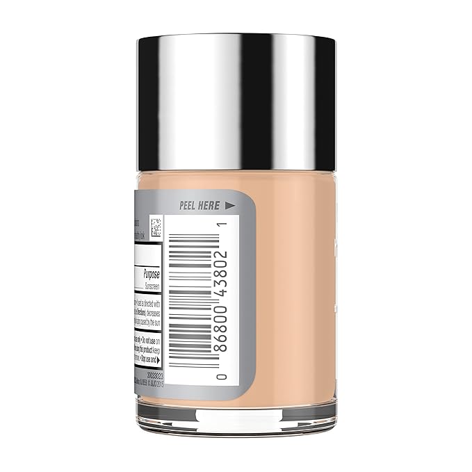 Neutrogena Healthy Skin Liquid Makeup Foundation, Broad Spectrum SPF 20 Sunscreen, Lightweight & Flawless Coverage Foundation with Antioxidant Vitamin E & Feverfew, 105 Caramel, 1 fl. oz-VivaGrace Women