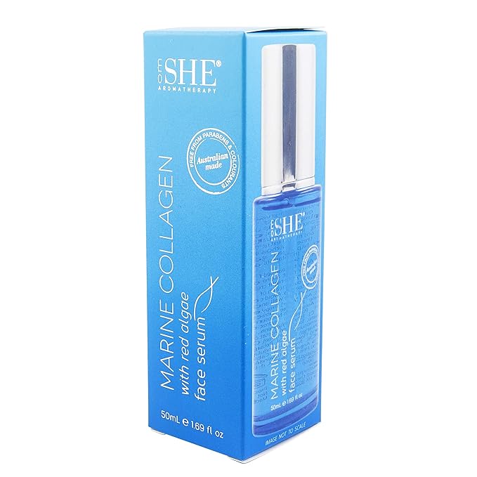 Om SHE Aromatherapy Marine Collagen with Red Algae Face Serum-VivaGrace Women