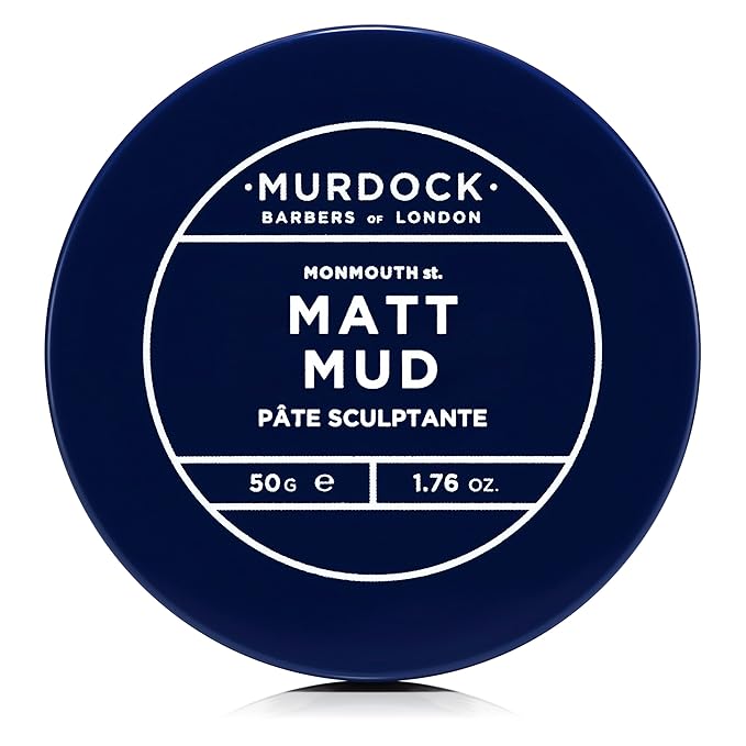 Murdock London Matt Mud | Non-Shine Shaping Clay | Vegan with Kaolin & Vitamin E | Made in England | 1.7 oz-VivaGrace Women
