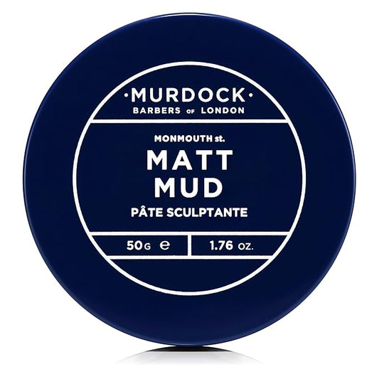 Murdock London Matt Mud | Non-Shine Shaping Clay | Vegan with Kaolin & Vitamin E | Made in England | 1.7 oz-VivaGrace Women