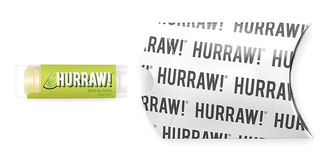 Hurraw! Lime Lip Balm: Organic, Certified Vegan, Cruelty and Gluten Free. Non-GMO, 100% Natural Ingredients. Bee, Shea, Soy and Palm Free. Made in USA-VivaGrace Women