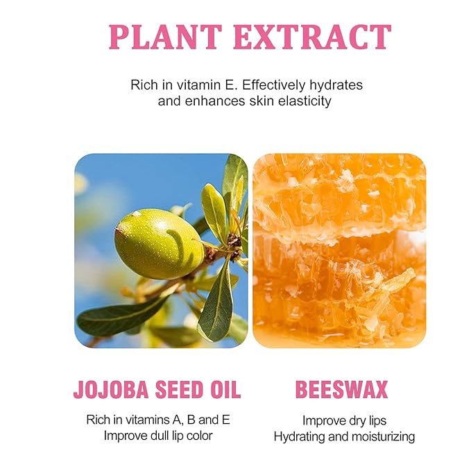 2 In 1 Lip Care Set - Lip Sleep Mask & Lip Scrub - Lip Wrinkles Improve - Cracked Lip Lipstick & Moisturizing Cream - Night Exfoliation Improve Dry and Peeling Lips - Suitable for All Skin Lip Primer-VivaGrace Women